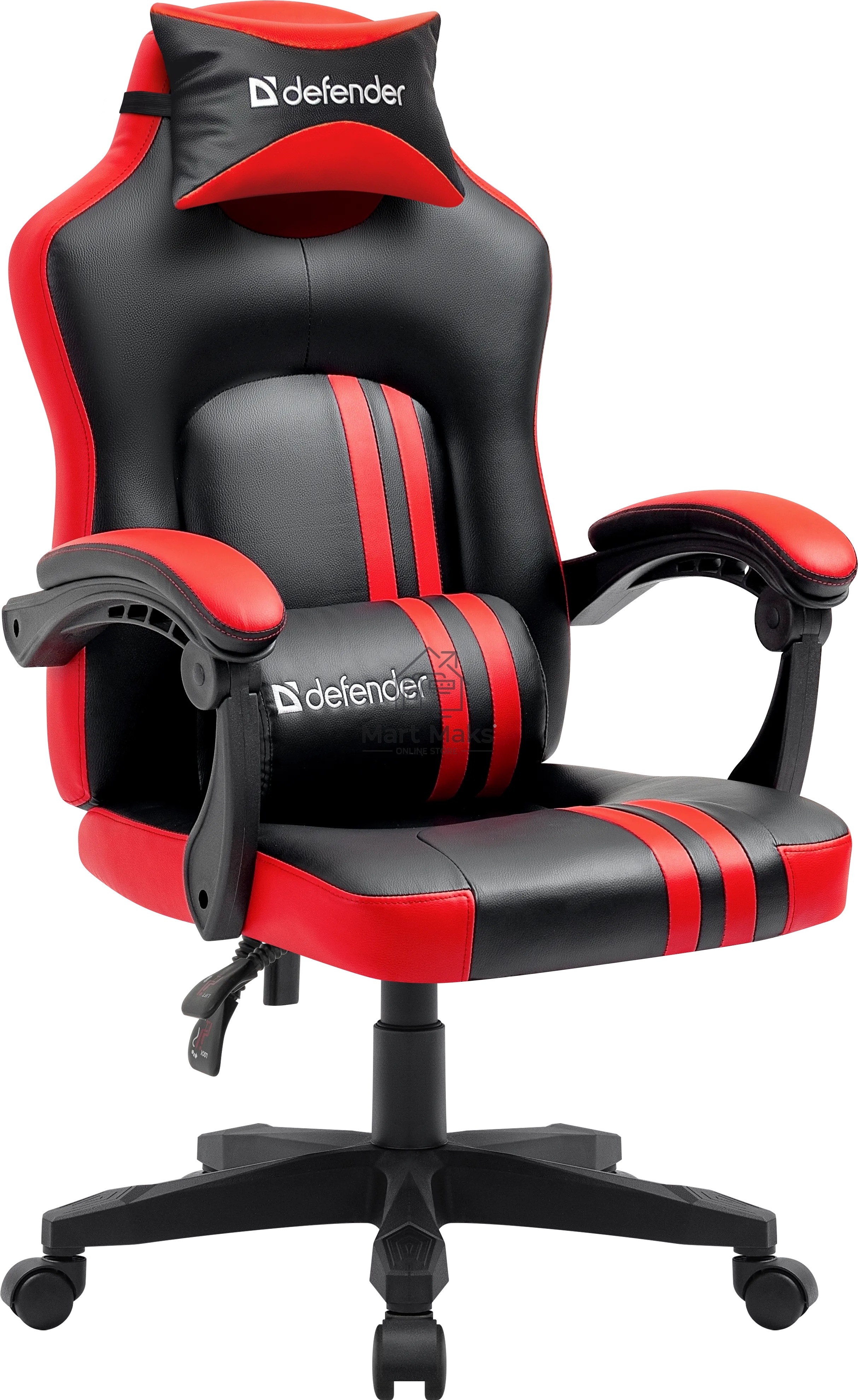 Кресло игровое Defender MERCURY BLACK/RED 64320