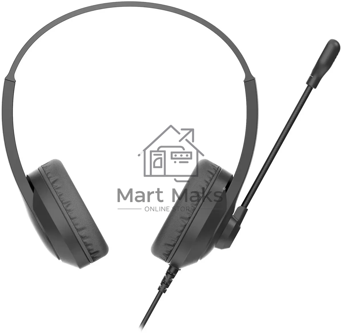 Наушники с микрофоном A4Tech Fstyler FH100i черный 1.8м накладные оголовье (FH100I)