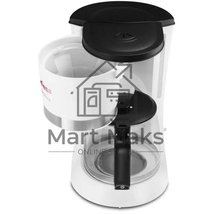 Кофеварка капельная Ufesa CG7123 ACTIVA белый, исп. кофе - молотый, 1.5 л, 800 Вт.