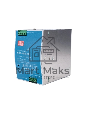 Блок питания AC-DC, 480Вт, вход 90-264V AC, 47-63Гц,127-370В DC, выход 24В,20A, рег. вых 24-28В, в кожухе на DIN-рейку