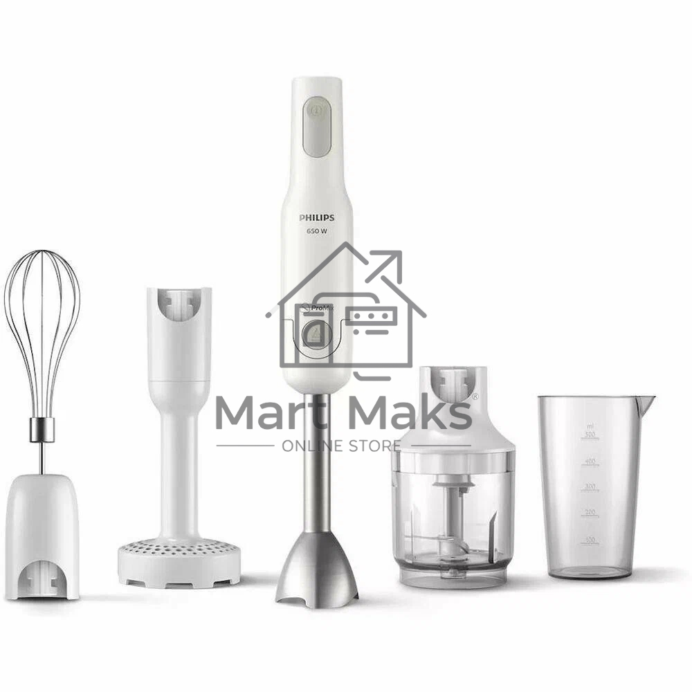 Блендер погружной Philips HR2538/00 650 Вт, белый