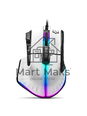 Мышь проводная SVEN RX-G990 белый, 12400 dpi, USB, кнопки - 9