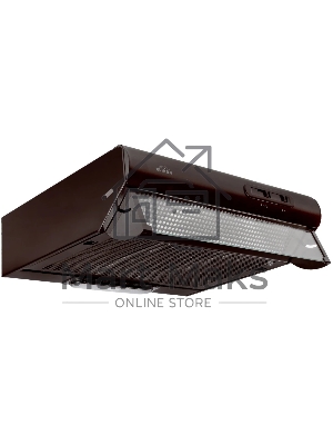 Вытяжка подвесная Elikor Davoline 60П-290-П3Л коричневый, 60 см, 290 куб. м/ч, 52 дБ