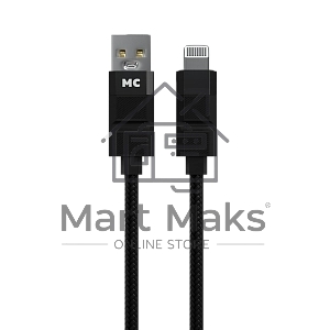 Дата-кабель MORE CHOICE (4620202554826) K87i 2м USB 2.4A для Lightning - 2м, черный