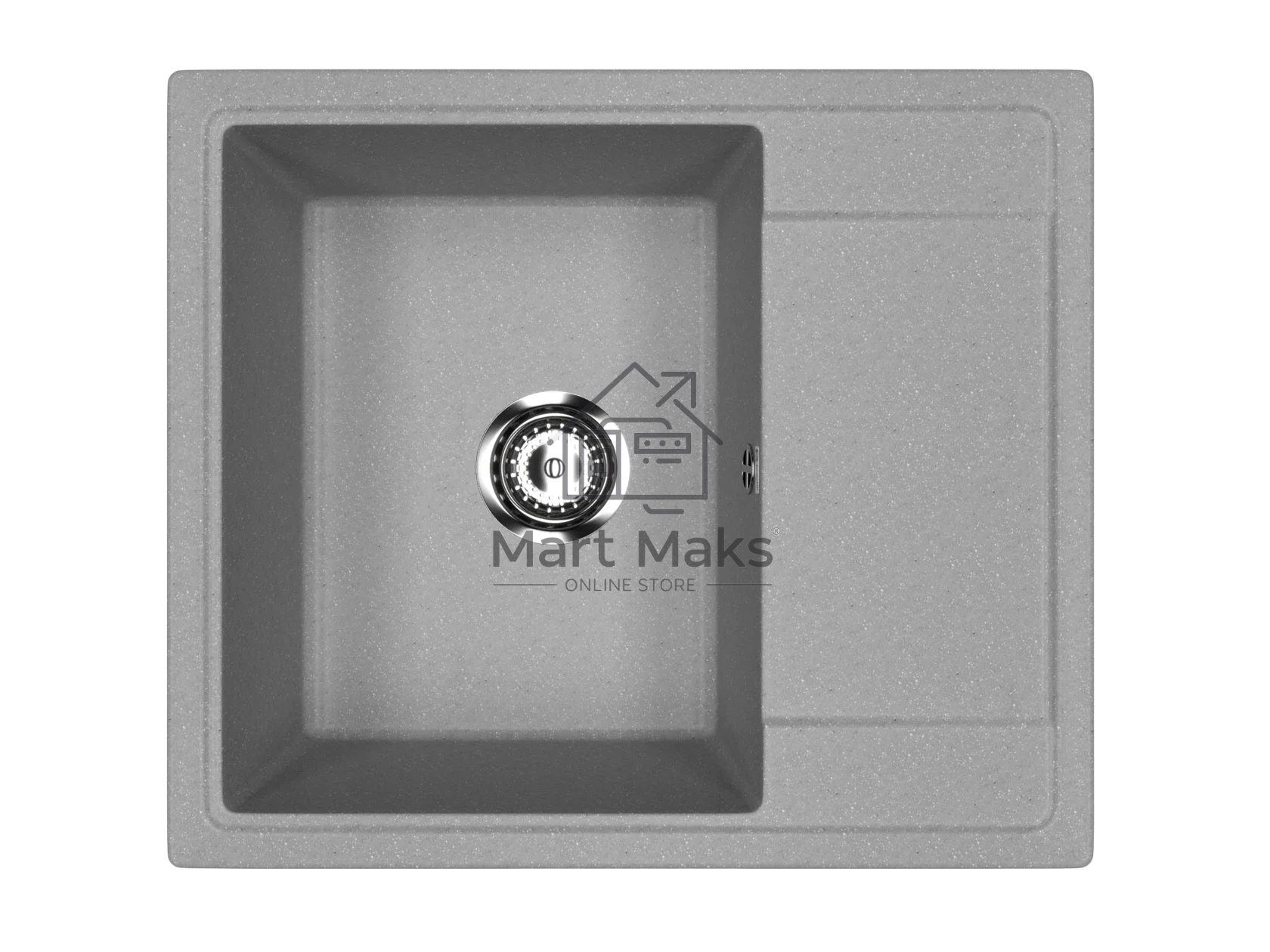 Мойка кухонная PRACTIK PR-M 575-003 светло-серый