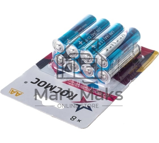 Элемент питания алкалиновый AA/LR06 BP-8 (блист.8шт) Космос KOCLR6BL8