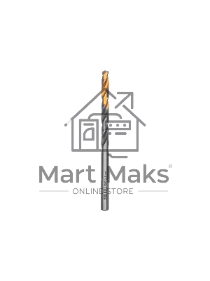 Сверло спиральное по металлу Denzel 5,5 x 93мм, Р6М5, Golden Tip, многогранная заточка