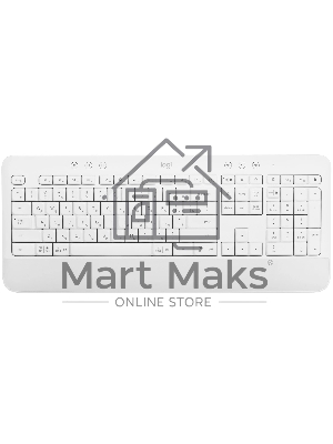 Клавиатура беспроводная Logitech K650 белый USB BT/Radio (подставка для запястий) (920-010986)