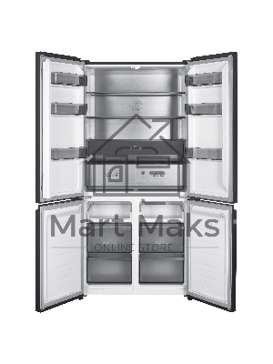 Холодильник Korting KNFM 94899 XN нержавеющая сталь трехкамерный 326/141л морозилка снизу, No Frost