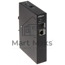 Коммутатор Dahua DH-PFS3102-1T, 1×1 Гбит/с RJ-45 + 1×1 Гбит/с SFP, неуправляемый, промышленный