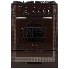 Плита газовая Gefest ПГ 6500-03 0045 коричневый, конфорок 4 шт, духовка 52 л, 60 см x 85 см x 60 см