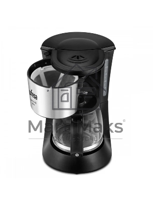 Кофеварка капельная Ufesa CG7125 Capriccio 12 DelUX черный/серебристый, исп. кофе - молотый, 1.2 л, 680 Вт.