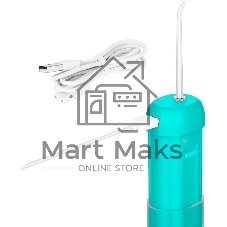 Ирригатор Kitfort КТ-2988 портатив. 2насад. белый/бирюзовый