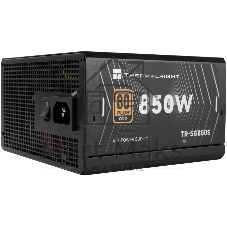 Блок питания Thermalright, 850W 80+ Gold (ATX, 3.1, PCIe 5.1, Non-modular, 1x24(20+4)pin, 1xCPU 8(4+4)pin, 2xPCIe*2 8(6+2)pin, 5xSATA3, 1x12+4pin (12VHPWR PCIe 5.1 12+4pin 600mm), 3xMOLEX4pin, Active, 120x120мм, 150x140x86mm, APFC, black)