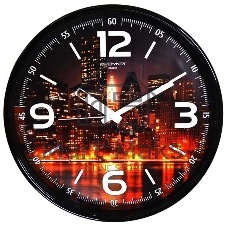 Часы настенные Troyka 77770728 круглые Часы настенные Troyka 77770728 круглые