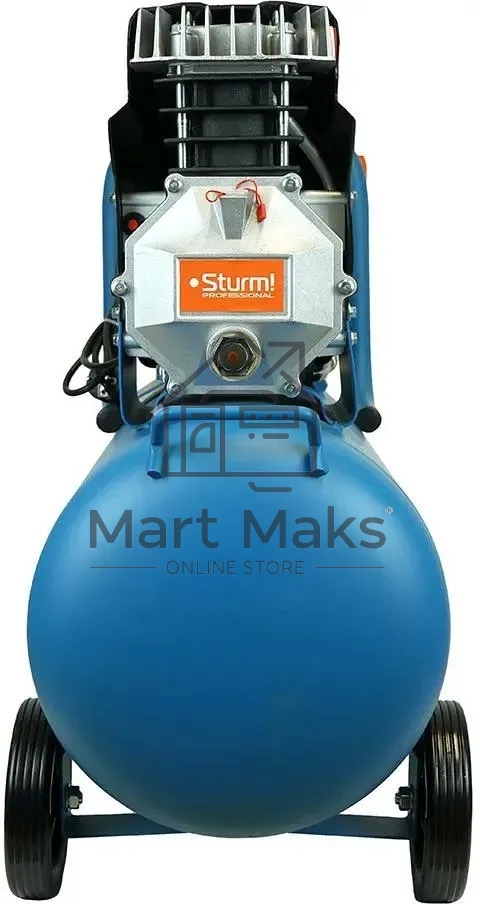 Воздушный компрессор Sturm! AC93150P, 2000 Вт, 50л, 340л/мин, 8 бар, 2850об/мин Professional