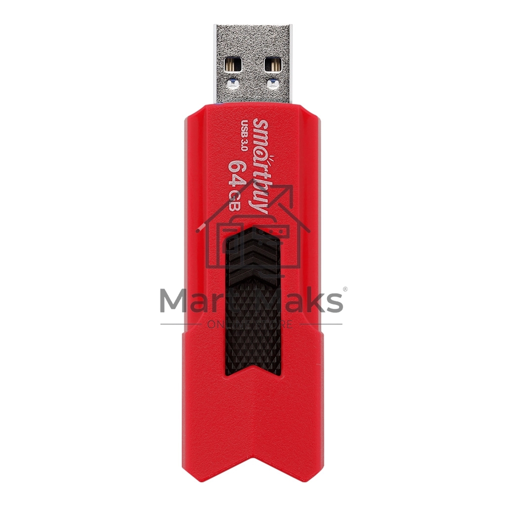 Флешка USB 64 Gb USB <USB 3.0> Smartbuy STREAM красный (SB64 GbST-R3)