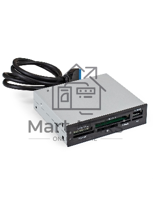 Кард-ридер ExeGate CR-611U3/черный/SD/SDHC/SDXC/MMC/microSD/T-Flash/CF/MS/MS micro/XD/USB 3.0/металл/пластик