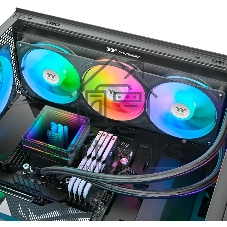 Система жидкостного охлаждения Thermaltake TH360 V3 ARGB Sync AIO черный, 360 мм, 3x120 мм, 500-2500 об/мин, 37.8 дБ, 4 pin PWM, ARGB