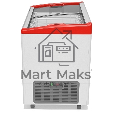 Морозильный ларь FROSTOR GELLAR FG 350 E, белый/красный, 310л, 3 корзины