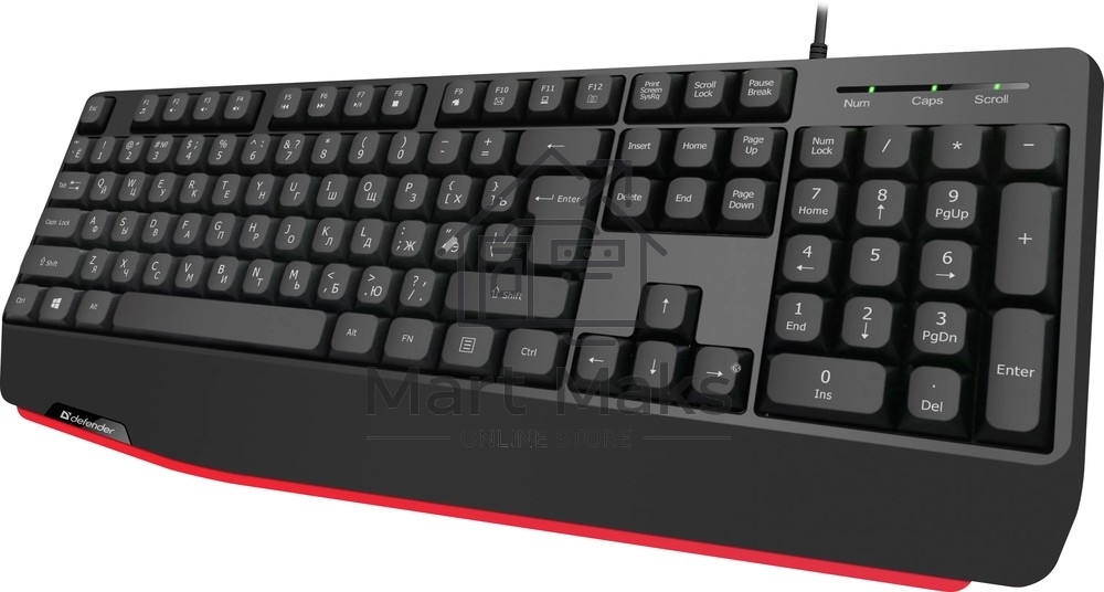 Клавиатура Defender Atom HB-546 проводная, USB, черный