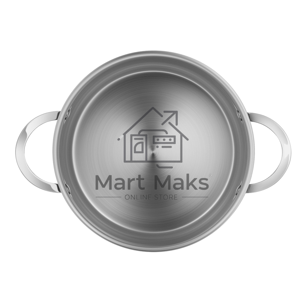 Кастрюля Maunfeld GERDA MCS33S07 из нержавеющей стали со стеклянной крышкой, 20 см, 3,3 л.
