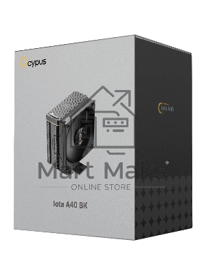 Кулер Ocypus Iota A40 BK Black Iota-A40-BK черный 120мм алюминий+медь 2000rpm 29db 4-pin 220W 156мм