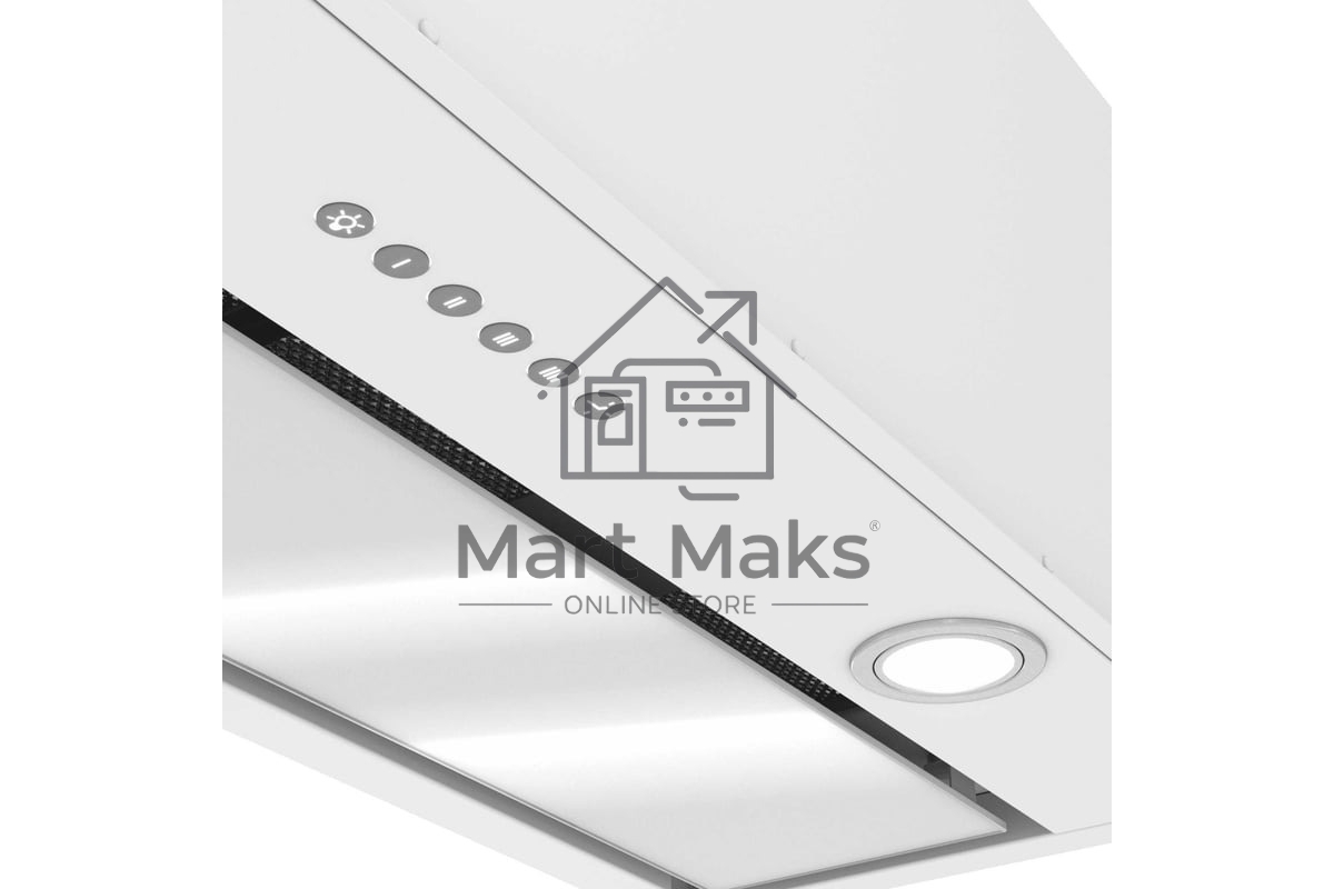 Вытяжка встраиваемая Elikor Cube 90П-1000-Э4Д белый, 90 см, 1000 куб. м/ч, 69 дБ