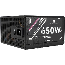 Блок питания Thermalright, 650W 80+ Bronze (ATX, 3.0, Full modular, 1x24(20+4)pin, 2xCPU 8(4+4)pin, 4xPCIe*2 8(6+2)pin, 3xSATA3, 3xMOLEX4pin, Active, 120x120мм, 150x140x86mm, APFC, черный)