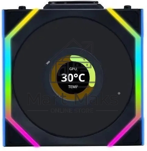 Комплект вентиляторов для корпуса Lian Li Uni Fan SL Wireless 120 LCD ARGB (3 шт.) G99.12SLLCD1W3B.R0 черный, 120 мм, 1900 об/мин, 29.5 дБ, 4 pin