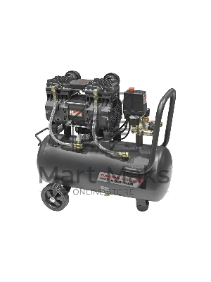 Компрессор поршневой Парма БМ K-1500/24БМ безмасляный 237л/мин 24л 1500Вт серый/черный