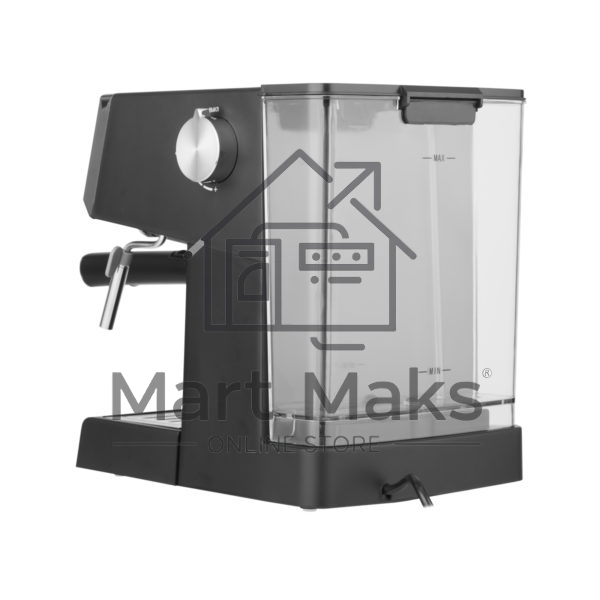 Кофеварка рожковая Centek CT-1167 черный/серебристый, исп. кофе - молотый, 1.6 л, 850 Вт, 20 бар.