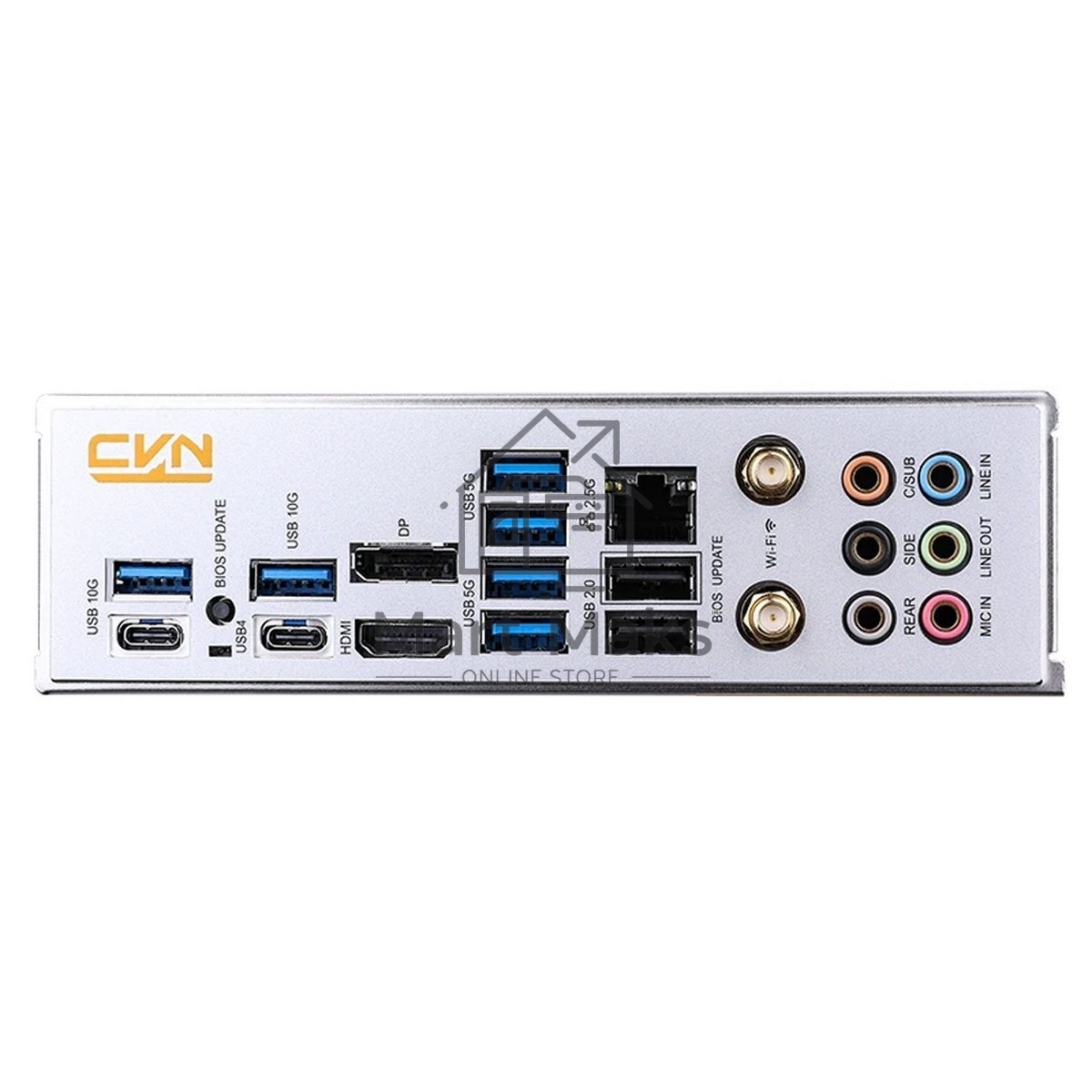 Материнская плата Colorful CVN Z890 ARK FROZEN V20, LGA 1851, Intel Z890, 4xDDR5, 5xM.2, 4xSATA, 2xPCIe 5.0 x16, 1xPCIe 4.0 x1, 1xHDMI, 1xDP, 1x 2.5Gb LAN, 6xUSB-A 3.2 Gen 1, 2xUSB-A 3.2 Gen 2, 1xUSB-C 3.2 Gen 2, 1xUSB-C 3.2 Gen 2x2, 3x3.5 мм, 7.1, ATX
