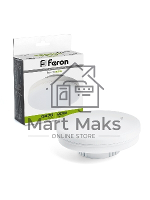 Лампа светодиодная Feron LB-473 LED 20Вт GX70 белый таблетка