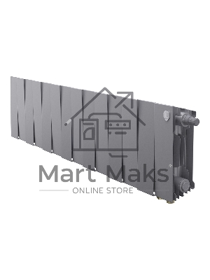 Радиатор биметаллический Royal Thermo PianoForte 200 серебристый VR80- 14 секц.