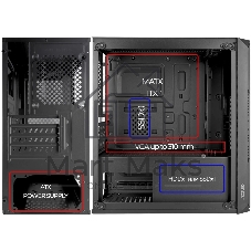 Компьютерный корпус Ginzzu CL580 mATX