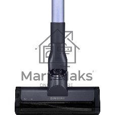 Пылесос вертикальный Samsung VS15A6031R4/EV фиолетовый/черный, питание от аккумулятора, 150 Вт, уборка сухая, пылесборник 0.8 л, работа от АКБ max 40 мин.