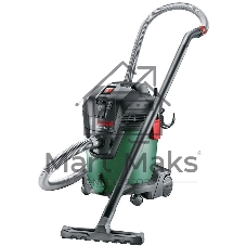 Строительный пылесос Bosch AdvancedVac20 зеленый, 300/1200 Вт, уборка сухая/влажная, пылесборник мешок/контейнер, 20 л