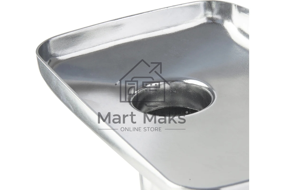 Мясорубка электрическая Galaxy GL 2411 белый, 1200 Вт, 1.3 кг/мин, реверс, защита от перегрузки, металлический лоток, насадки - 5