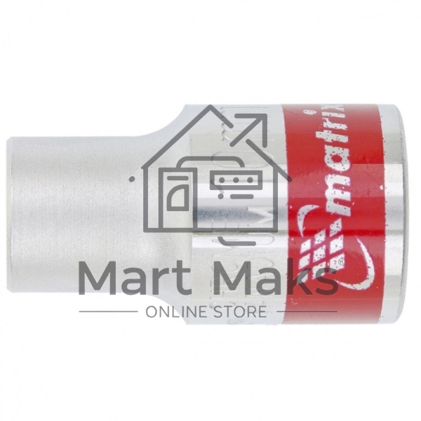 Головка торцевая Matrix 13110 10 мм, 6-гранная, CrV, под квадрат 1/2