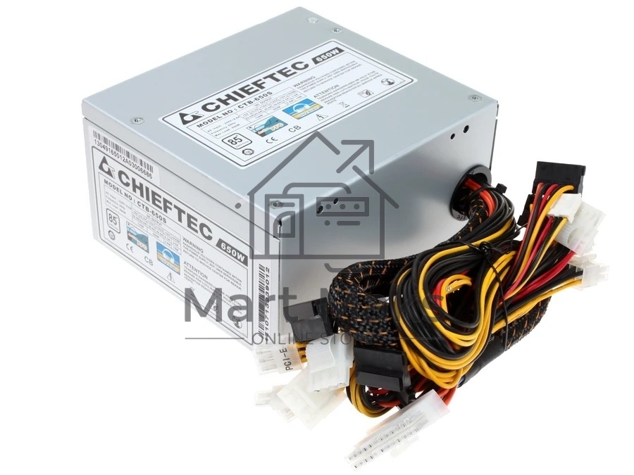 Блок питания Chieftec ATX 650W Vita BPX-650-S Gen.5 Half mod 80+ bronze (20+4pin) APFC 120mm fan 6xSATA RTL
