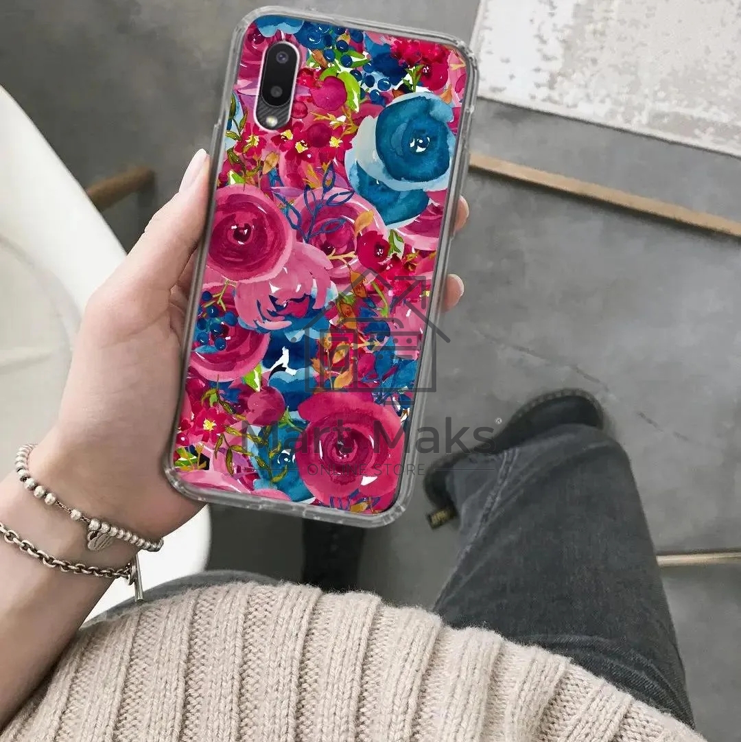 Чехол (клип-кейс) Gresso Air, для Samsung Galaxy A02, прозрачный/рисунок gr17aaae9160