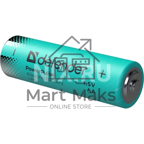 Батарейка алкалиновая Defender LR6-4BL АА, блистер, 4 шт., PowerPulse