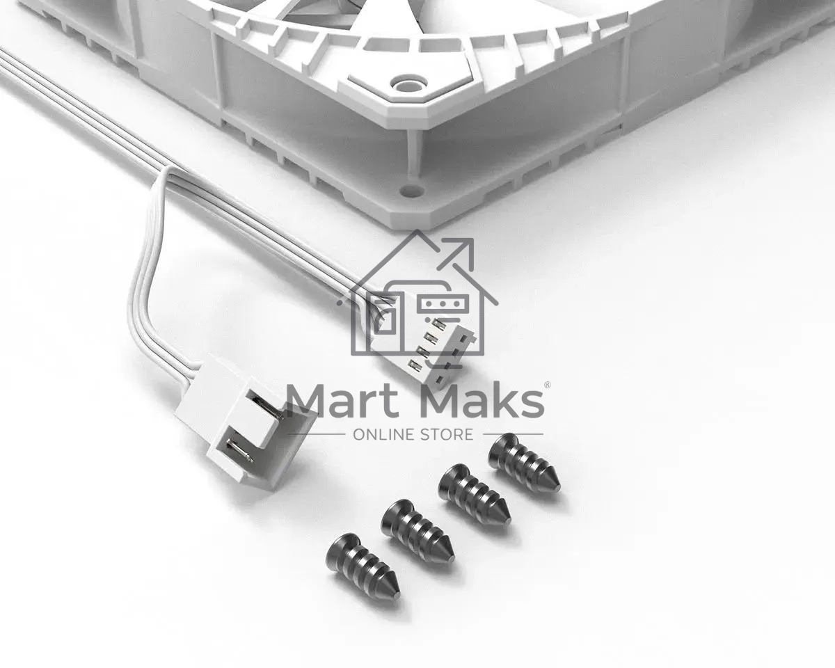 Вентилятор для корпуса ID-Cooling WF-14025-XT WHITE V2 белый, 140 мм, 1600 об/мин, 32.6 дБ, 4 pin
