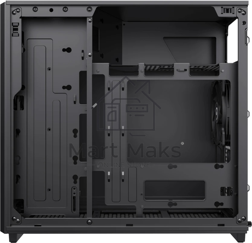 Компьютерный корпус без БП GameMax F36 Dark (Midi Tower, ATX, Графит, 1*USB Type-C, 3*120мм)