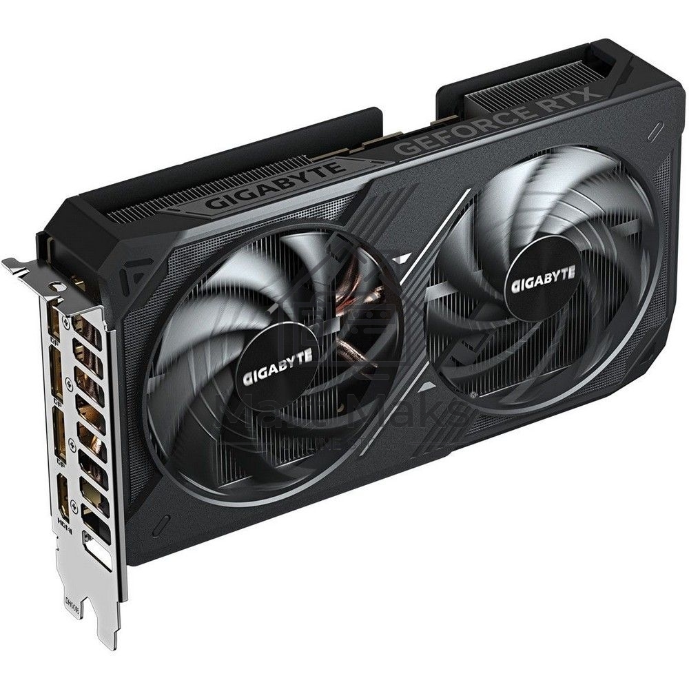 Видеокарта Gigabyte GeForce RTX 5060 Ti Windforce Max OC, NVIDIA RTX 5060 Ti, 8 ГБ GDDR7, 128 бит, PCI-e 5.0, 1xHDMI, 3xDP, 2587 МГц