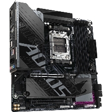 Материнская плата Gigabyte B840M AORUS ELITE WIFI6E, AM5, AMD B840, 4xDDR5, 4xSATA, 2xM.2, 1xPCIe 4.0 x16, 1xPCIe 3.0 x16, 1xHDMI, 1xDP, 1x2.5Gb LAN, Wi-Fi 6E, Bluetooth 5.3, 1xUSB-C 10Gbps, 1xUSB-C 5Gbps, 2xUSB-A 10Gbps, 2xUSB-A 5Gbps, 4xUSB-A 2.0, 1xPS/2, 3x3.5 мм, 7.1, mATX