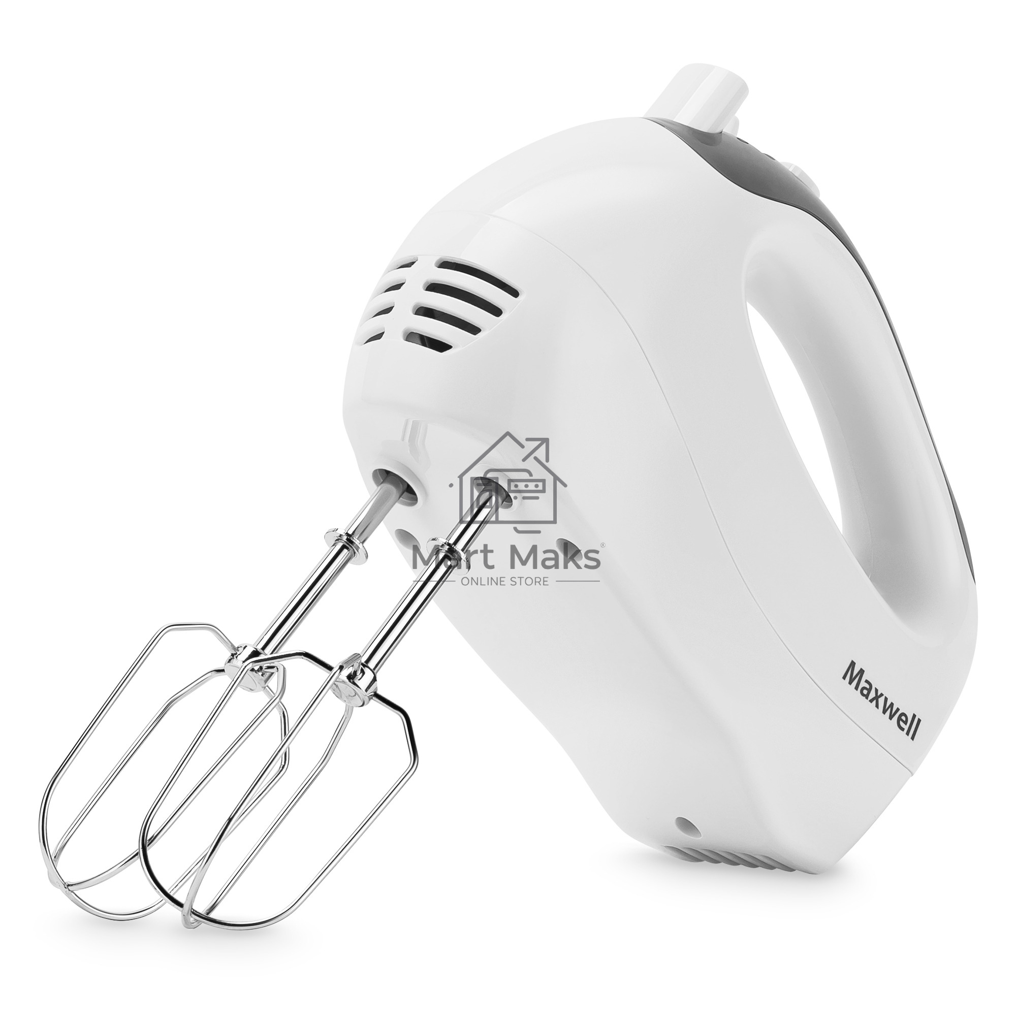 Миксер Maxwell MW-1356(W), 300вт, ручной, белый