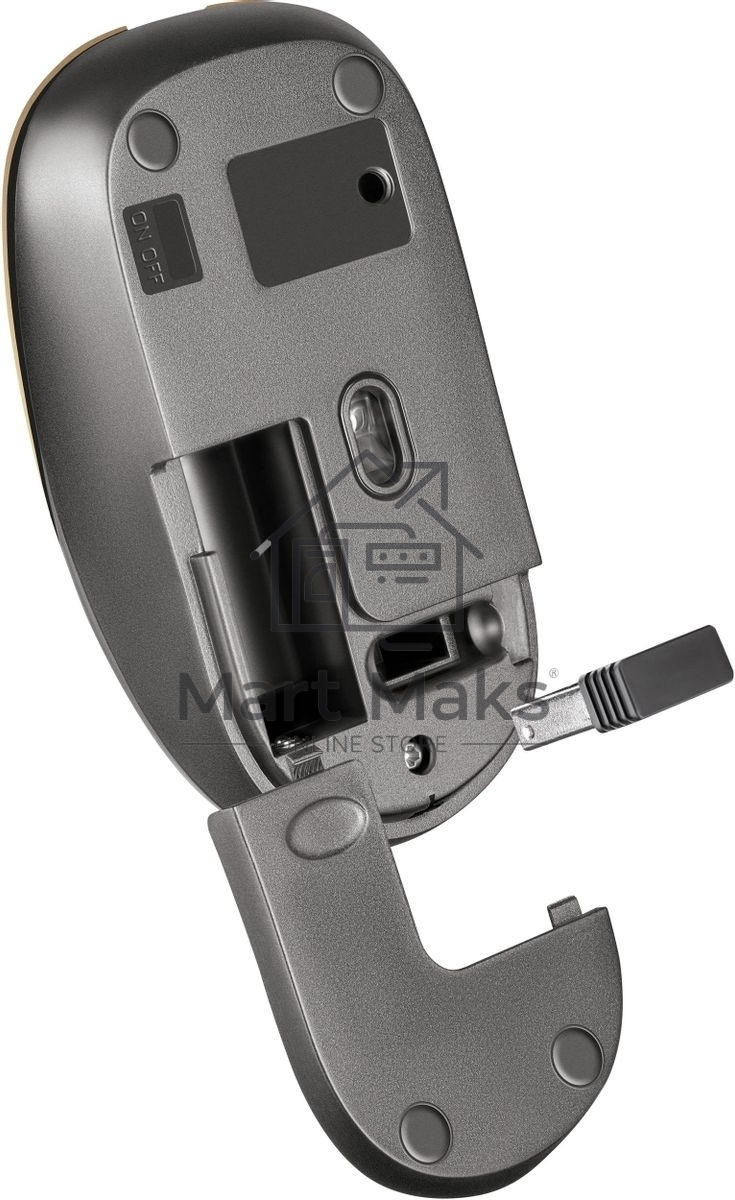 Мышь беспроводная Defender Wave MM-995 золотистый, 1600 dpi, радиоканал, USB, кнопки - 4