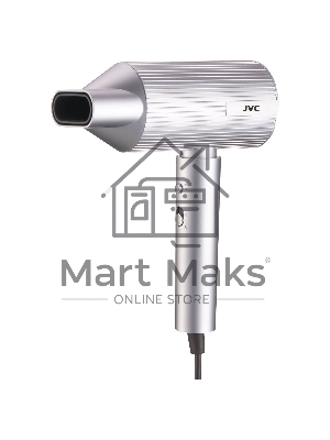 Фен JVC JHD012 1800 Вт, серебристый